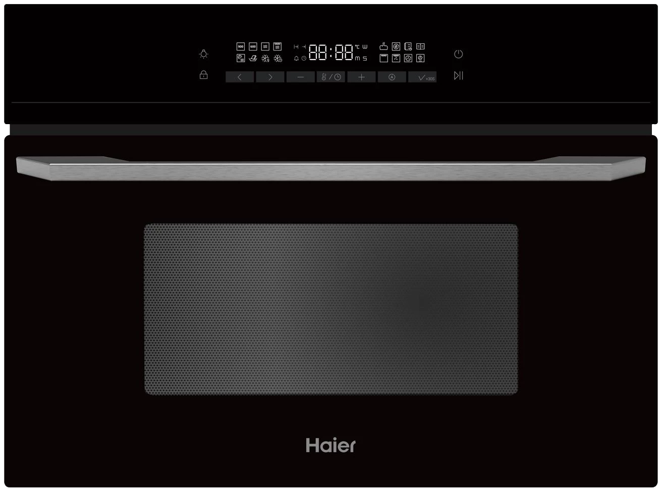 Компактный духовой шкаф с СВЧ Haier HMX-BDC399B