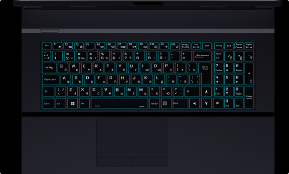Многоцветная изменяемая подсветка клавиатуры